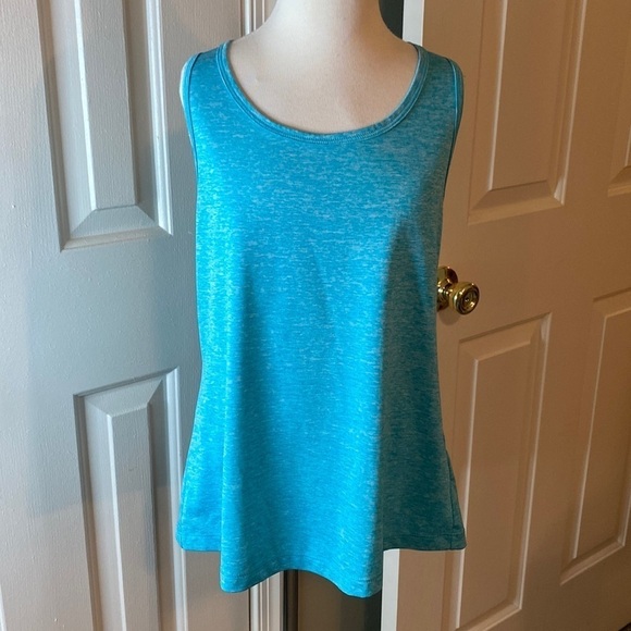 Soffe Girls Large (12-14) Turquoise Racerback Tank Top in Like New Condition - Picture 1 of 6